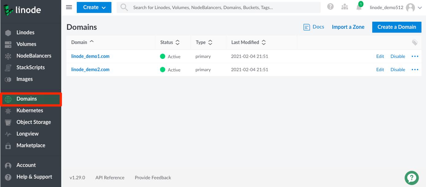 Cloud Manager Domains Cloud Manager Domains
